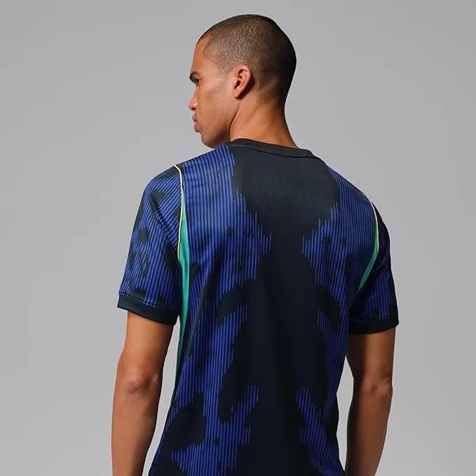 Camisa Brasil Jordan II 2026/27 Nike Torcedor Pro Masculina - Azul