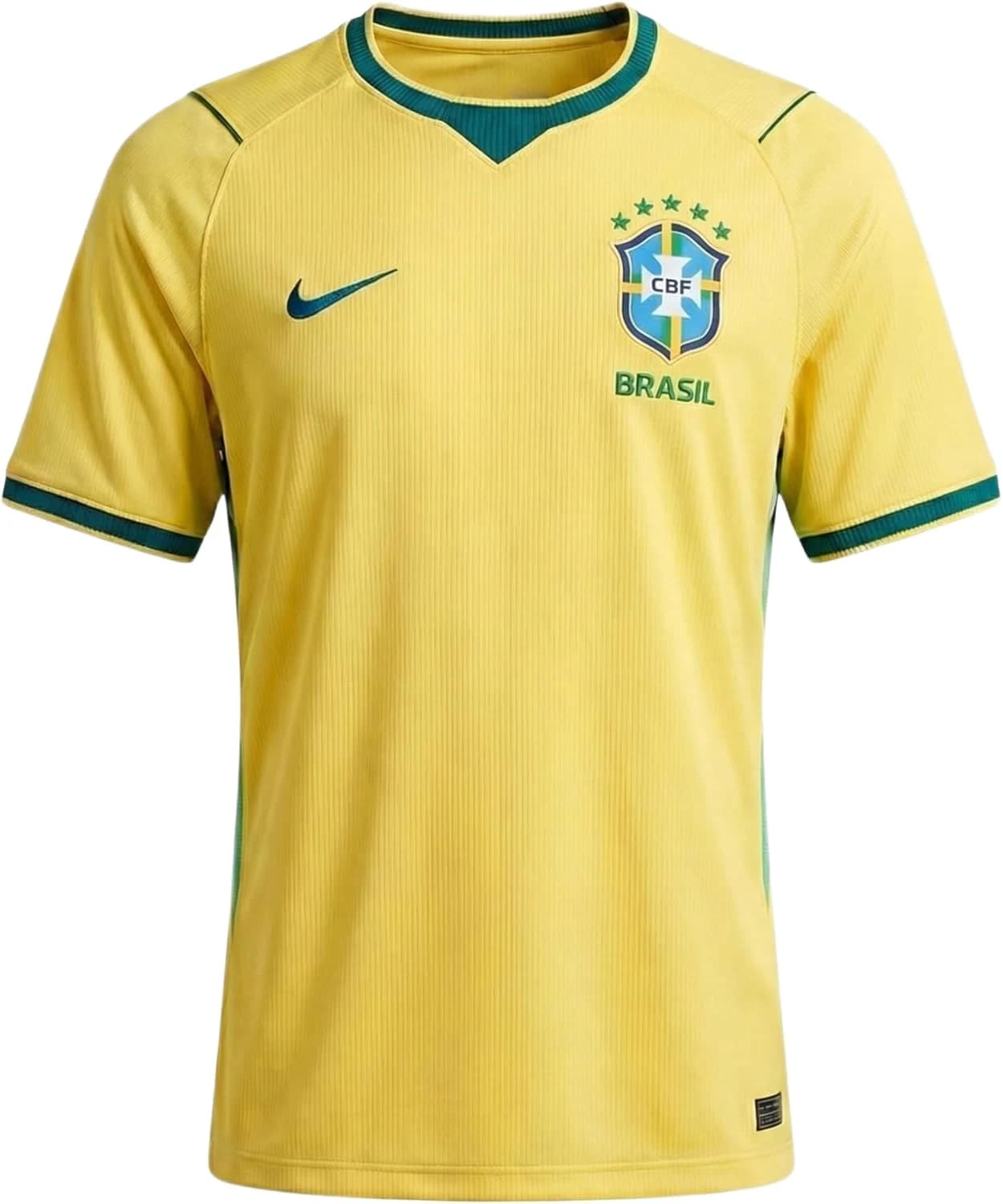 Camiseta Infantil Brasil Torcedor 2026/27 Nike - Amarelo