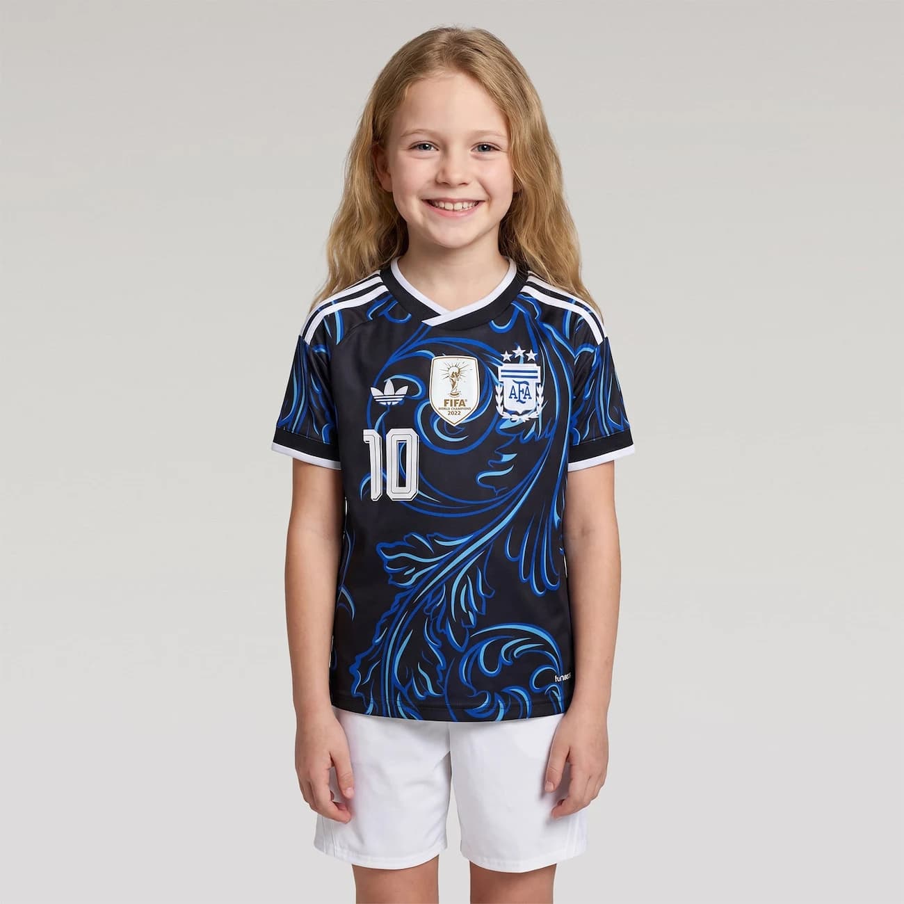 Camisa Seleção da Argentina II 26/27 adidas Messi Infantil