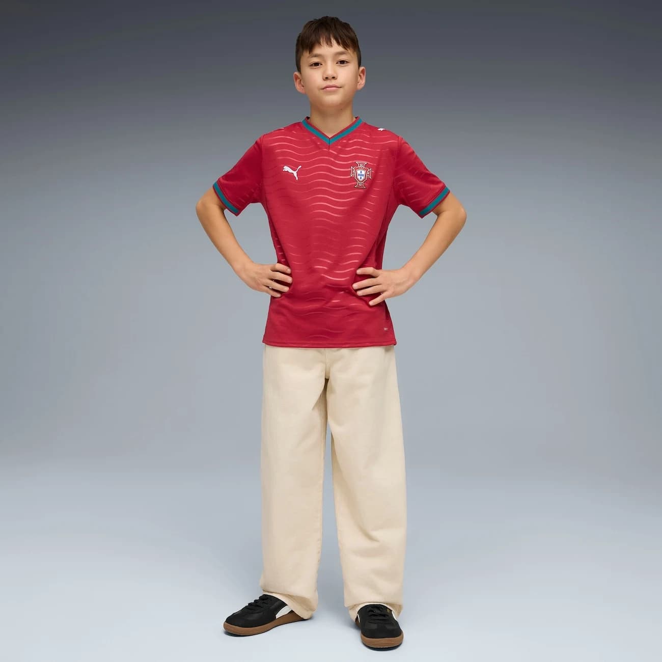 Camisa Portugal I 2026/27 Puma Infantil
