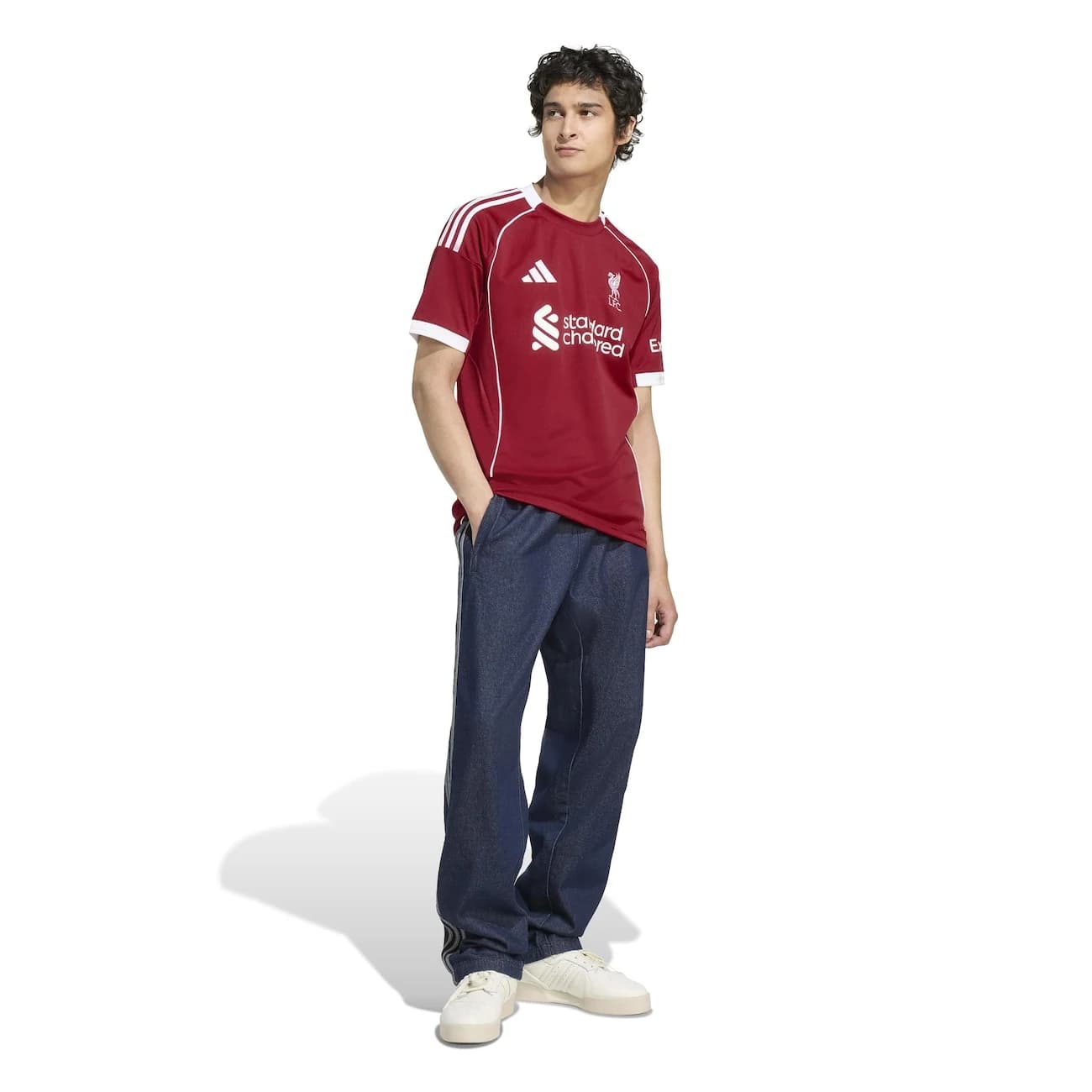 Camisa do Liverpool I 25/26 Torcedor adidas Masculina