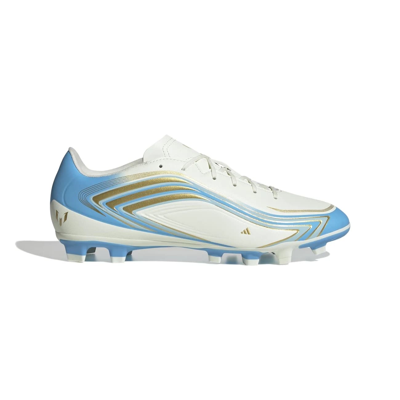 Chuteira de Campo Adulto adidas F50 Messi Club - Branco/Azul
