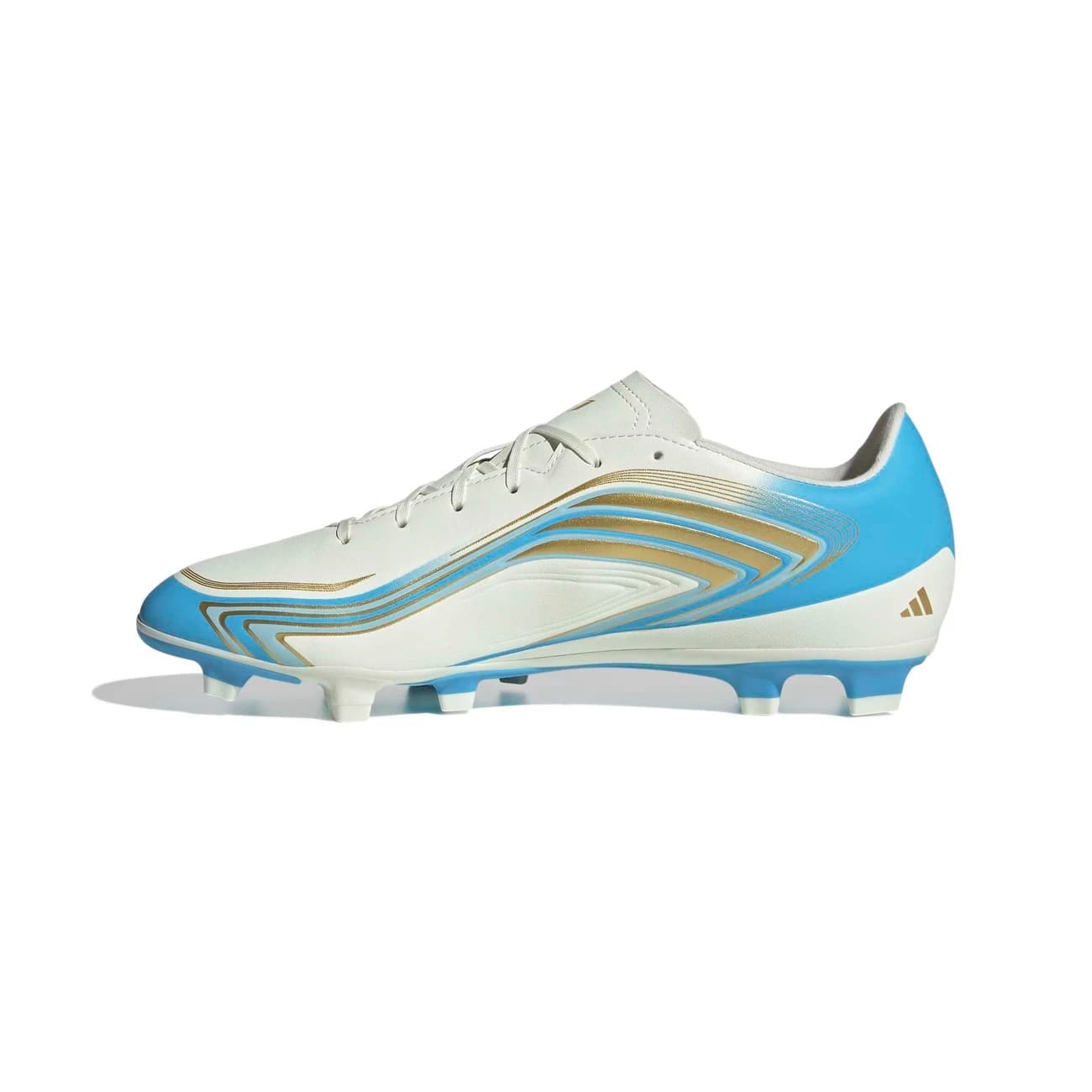 Chuteira de Campo Adulto adidas F50 Messi Club - Branco/Azul