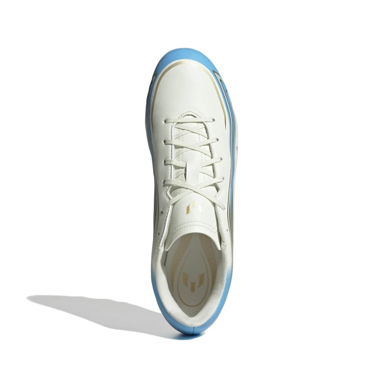 Chuteira de Campo Adulto adidas F50 Messi Club - Branco/Azul