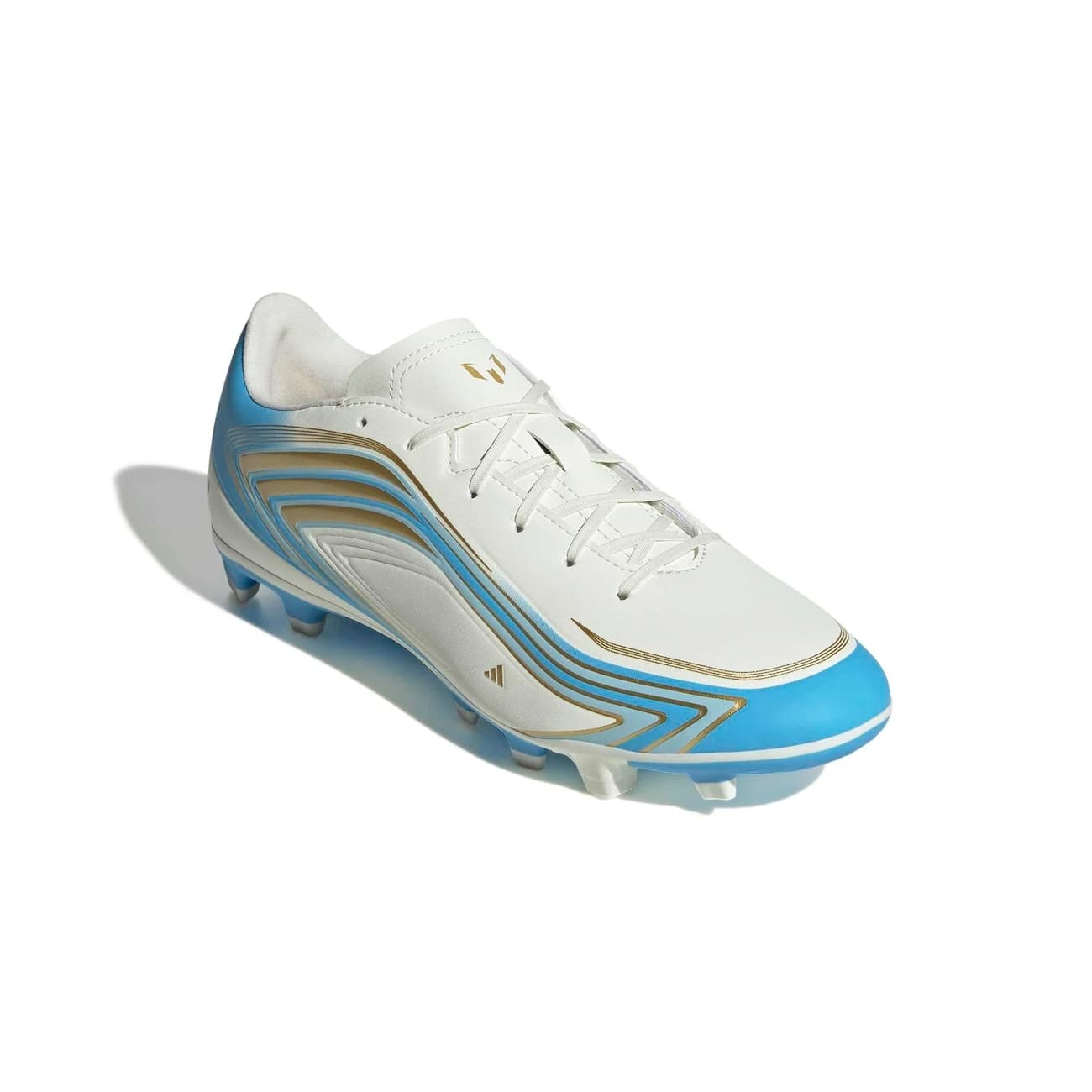 Chuteira de Campo Adulto adidas F50 Messi Club - Branco/Azul