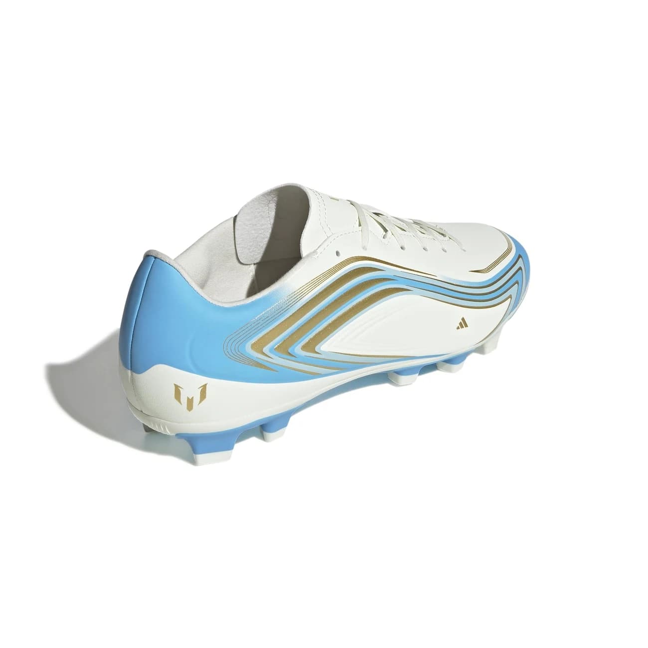 Chuteira de Campo Adulto adidas F50 Messi Club - Branco/Azul
