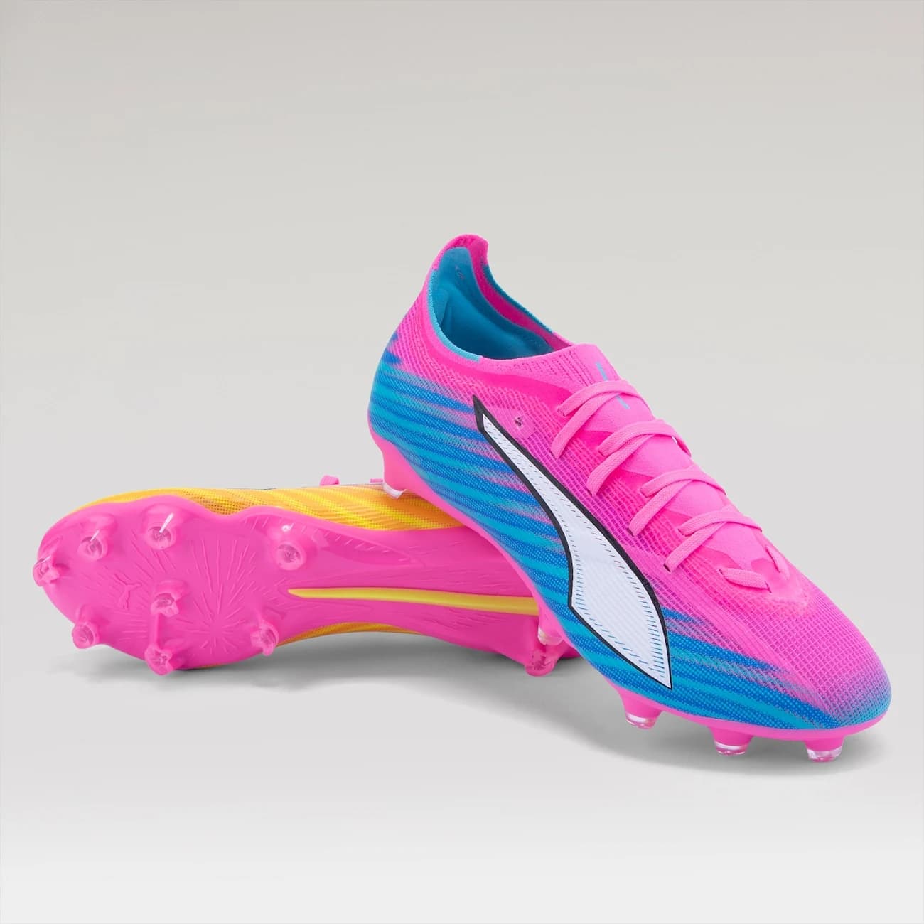 Chuteira de Campo Adulto Puma Neymar Ultra 6 Match - Rosa/Azul