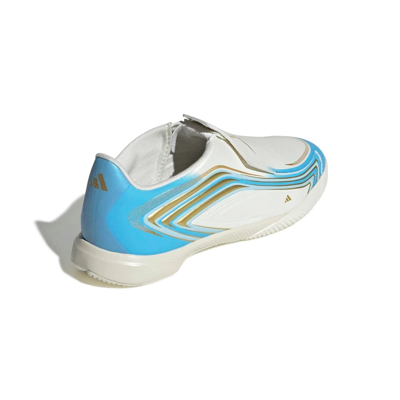 Chuteira Futsal Infantil adidas F50 Messi League - Branco/Azul