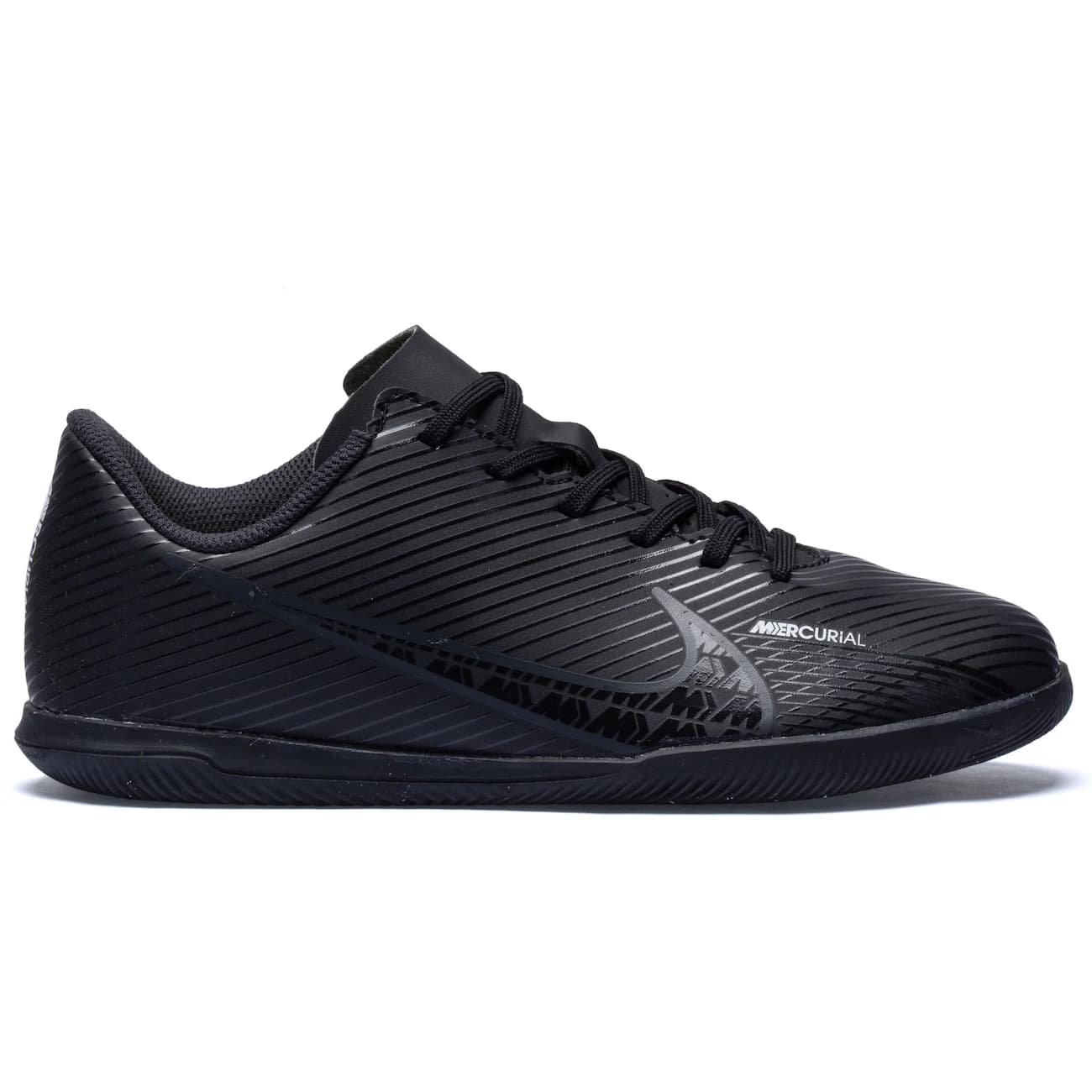 Chuteira Futsal Infantil Nike Mercurial Zoom Vapor 15 Club - Preto/Branco