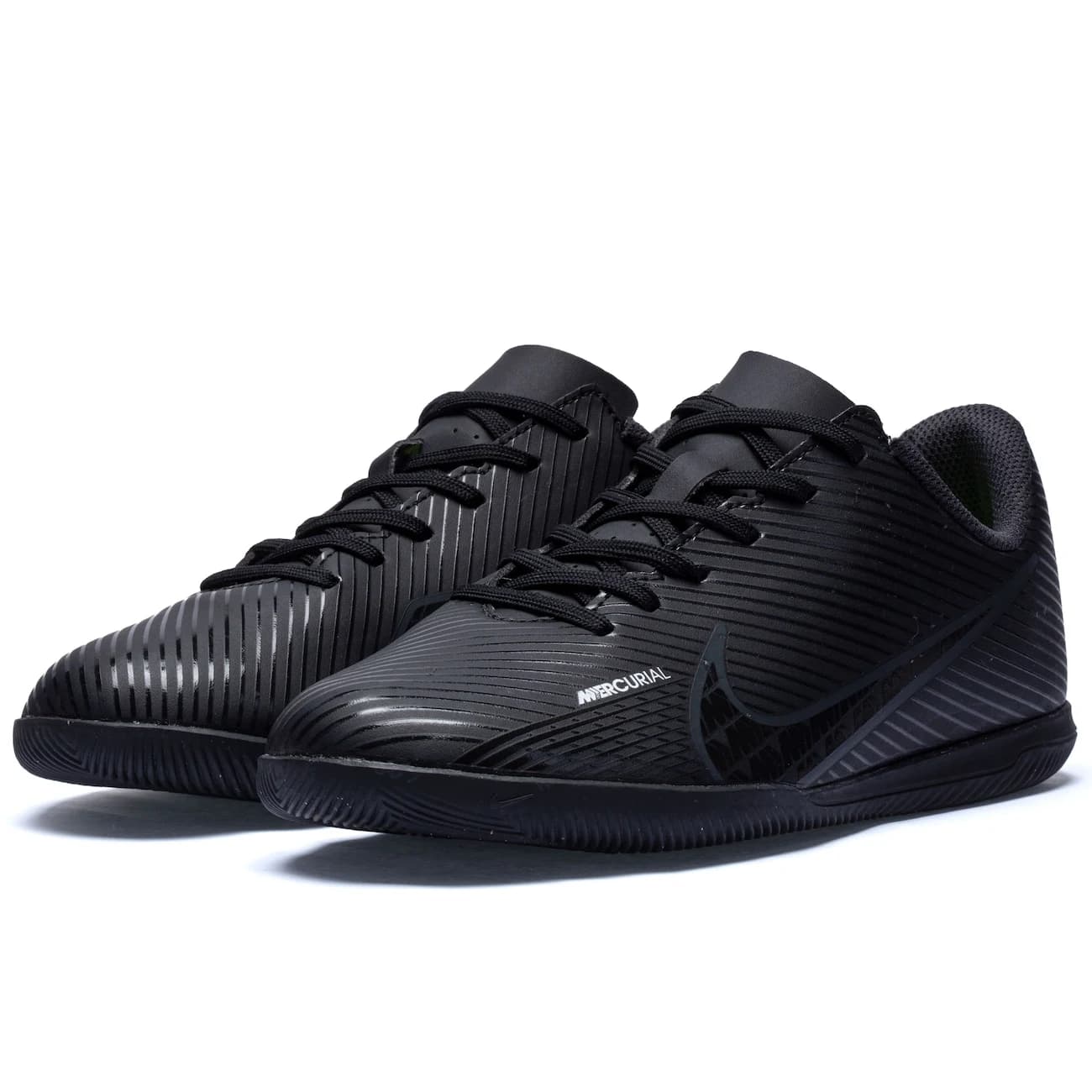 Chuteira Futsal Infantil Nike Mercurial Zoom Vapor 15 Club - Preto/Branco