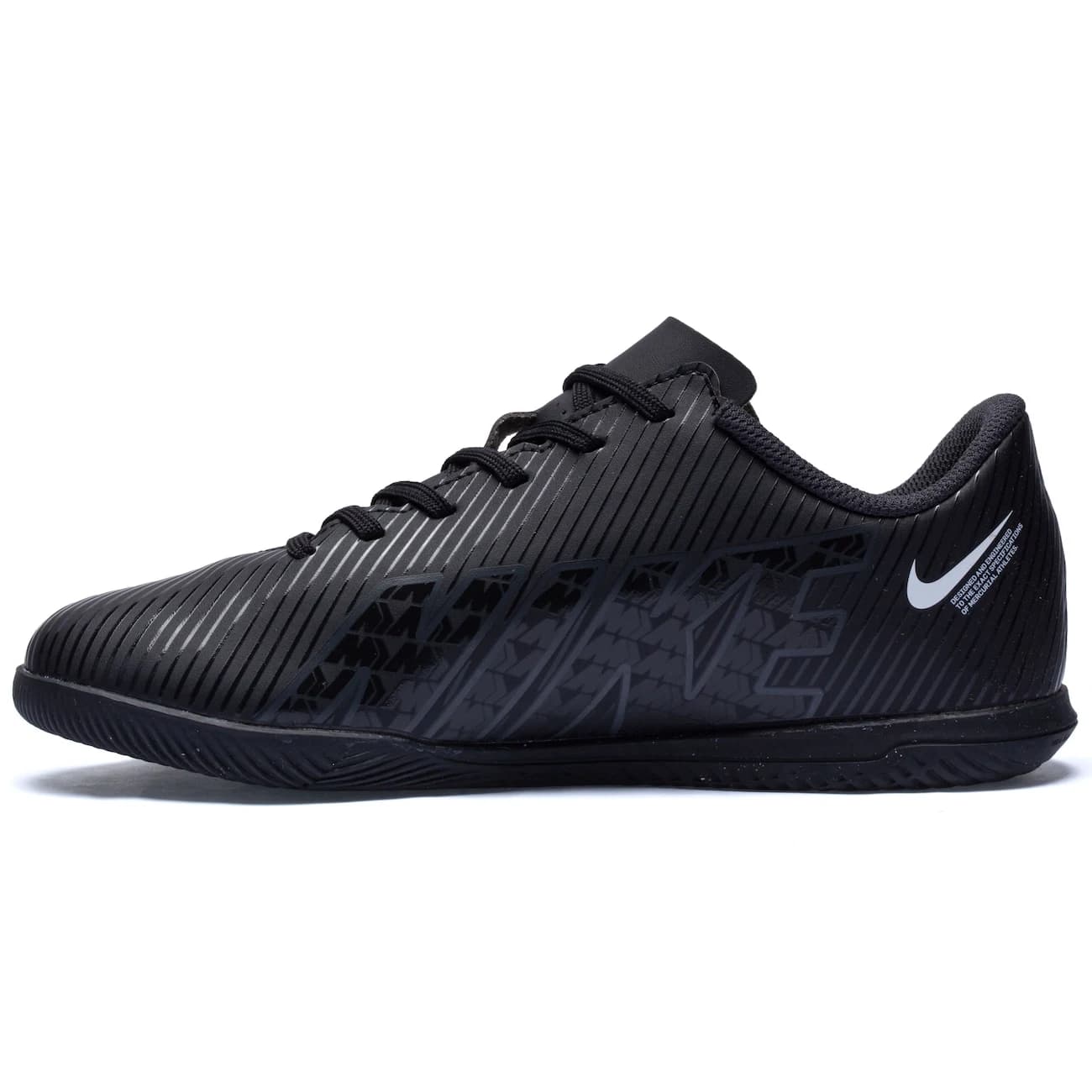 Chuteira Futsal Infantil Nike Mercurial Zoom Vapor 15 Club - Preto/Branco