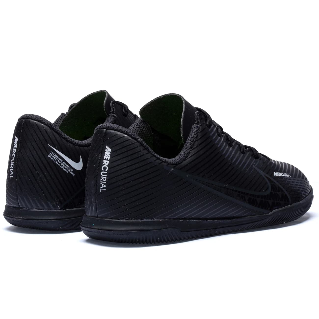 Chuteira Futsal Infantil Nike Mercurial Zoom Vapor 15 Club - Preto/Branco