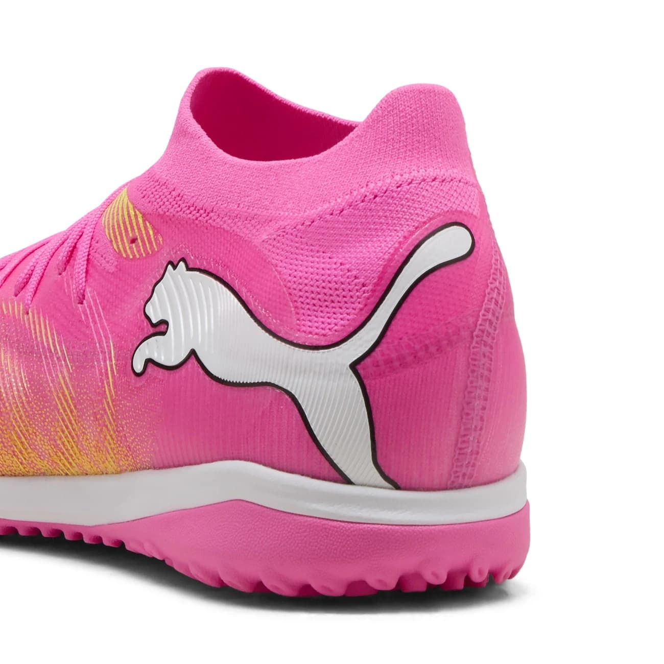 Chuteira Society Adulto Puma Neymar Future 9 Match - Rosa/Amarelo