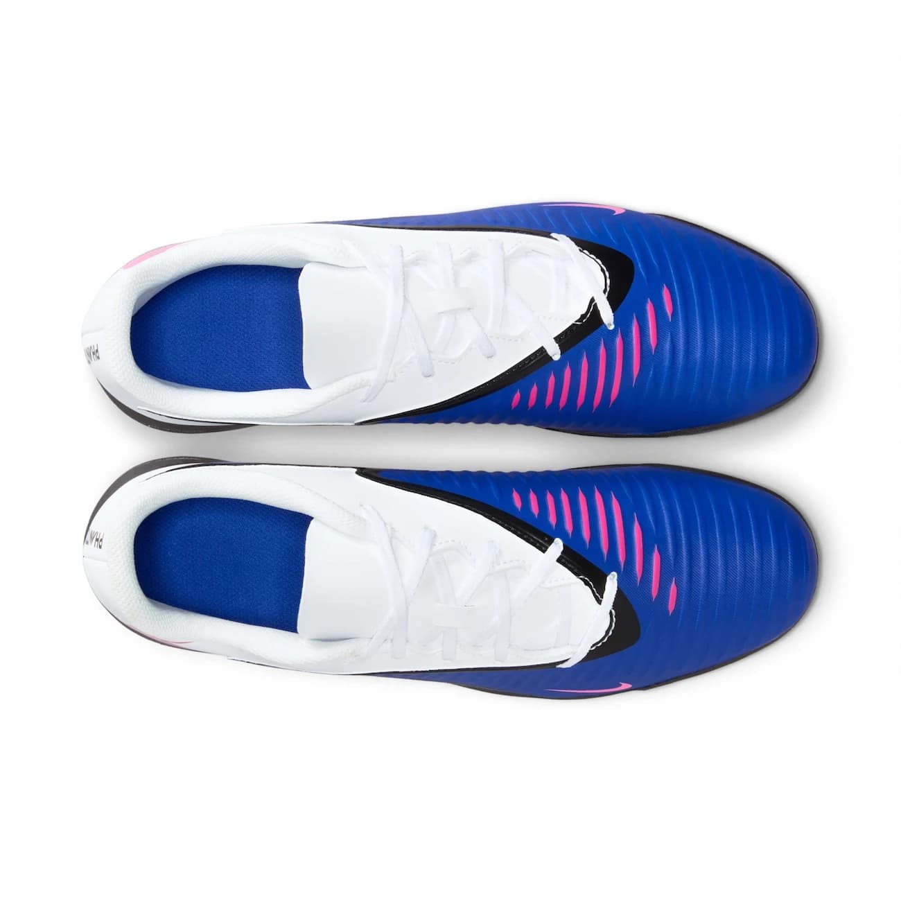 Chuteira Society Adulto Nike Phantom 6 Club - Azul/Branco