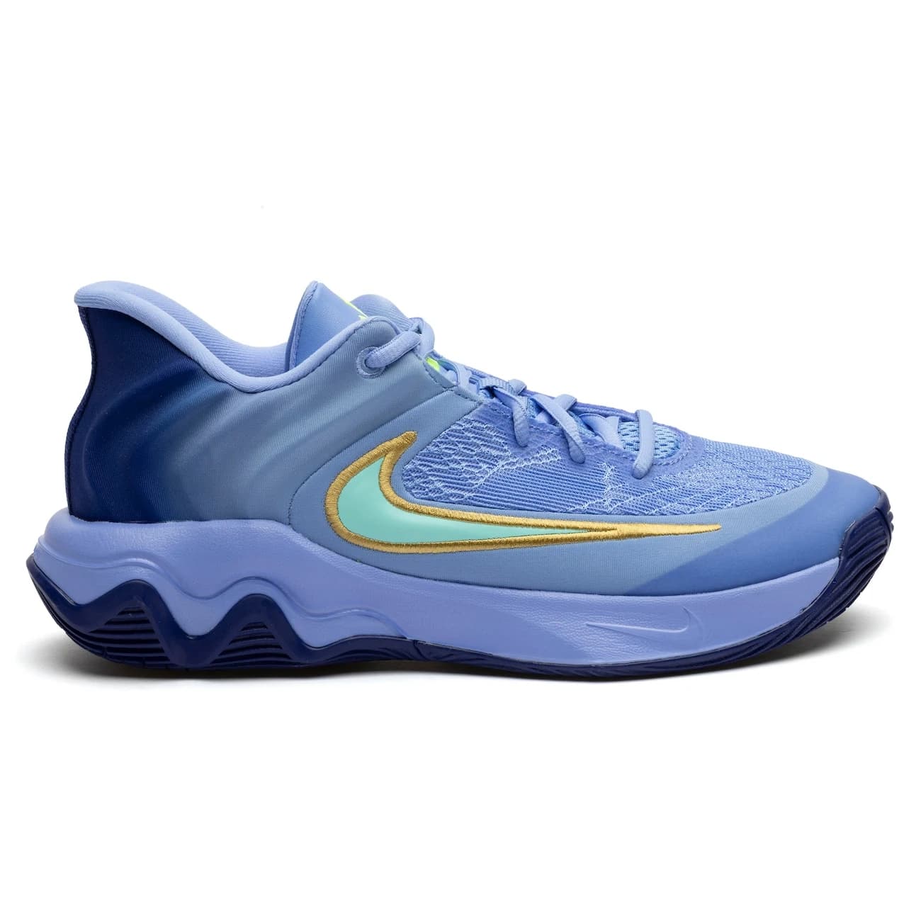 Tênis Nike Giannis Immortality 4 Masculino - Azul/Verde Cla