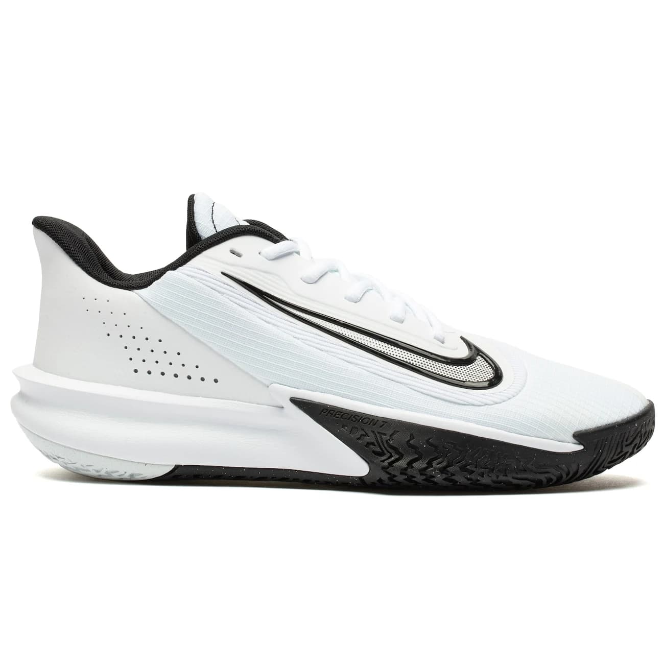 Tênis Masculino Nike Precision VII - Branco/Preto