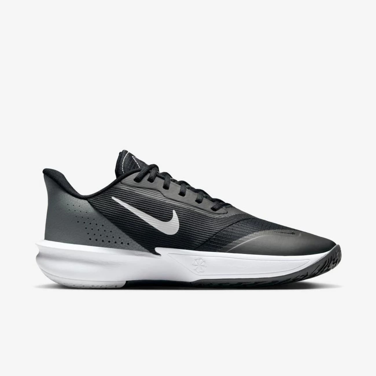 Tênis Nike Precision 7 - Adulto - Preto/Cinza/Branco