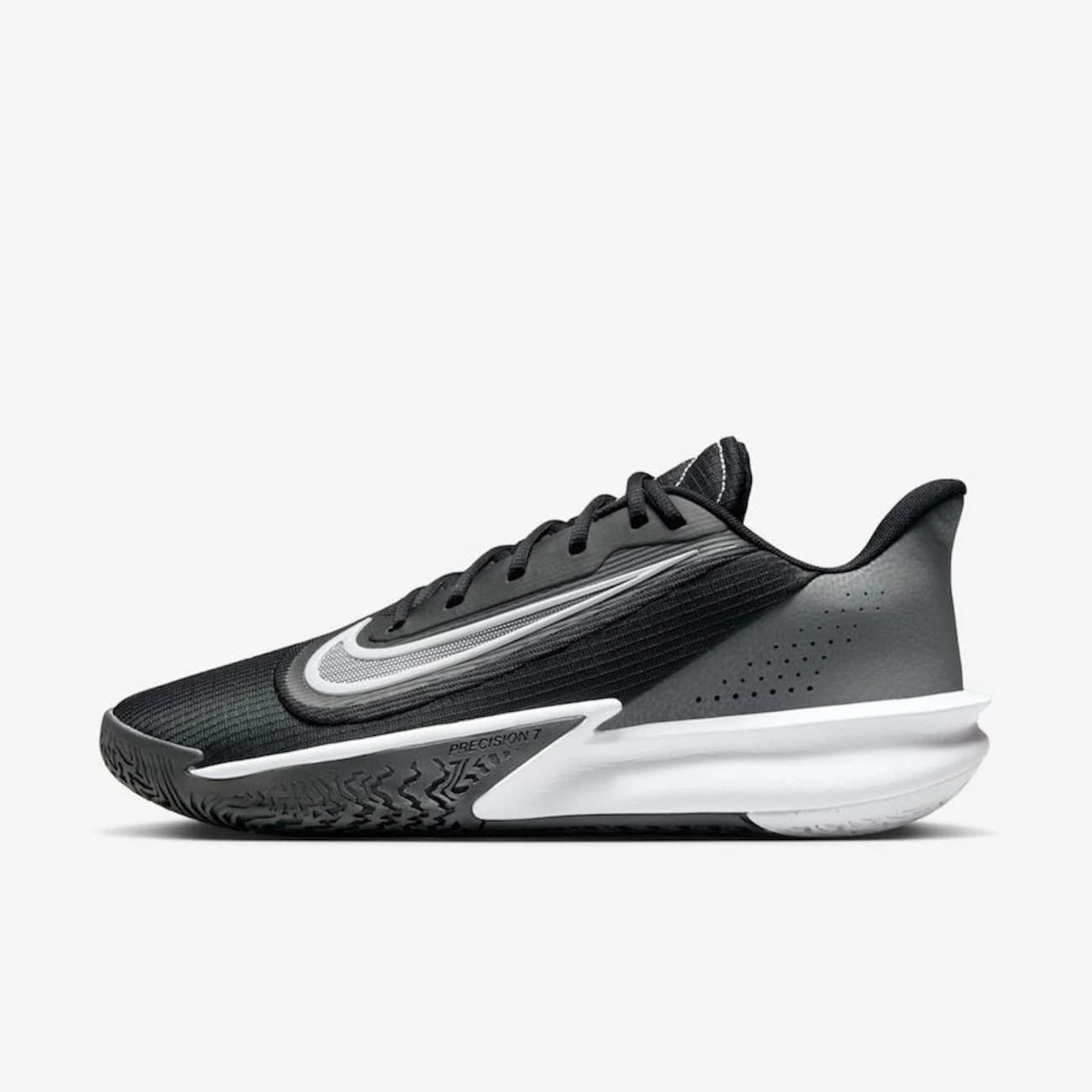 Tênis Nike Precision 7 - Adulto - Preto/Cinza/Branco