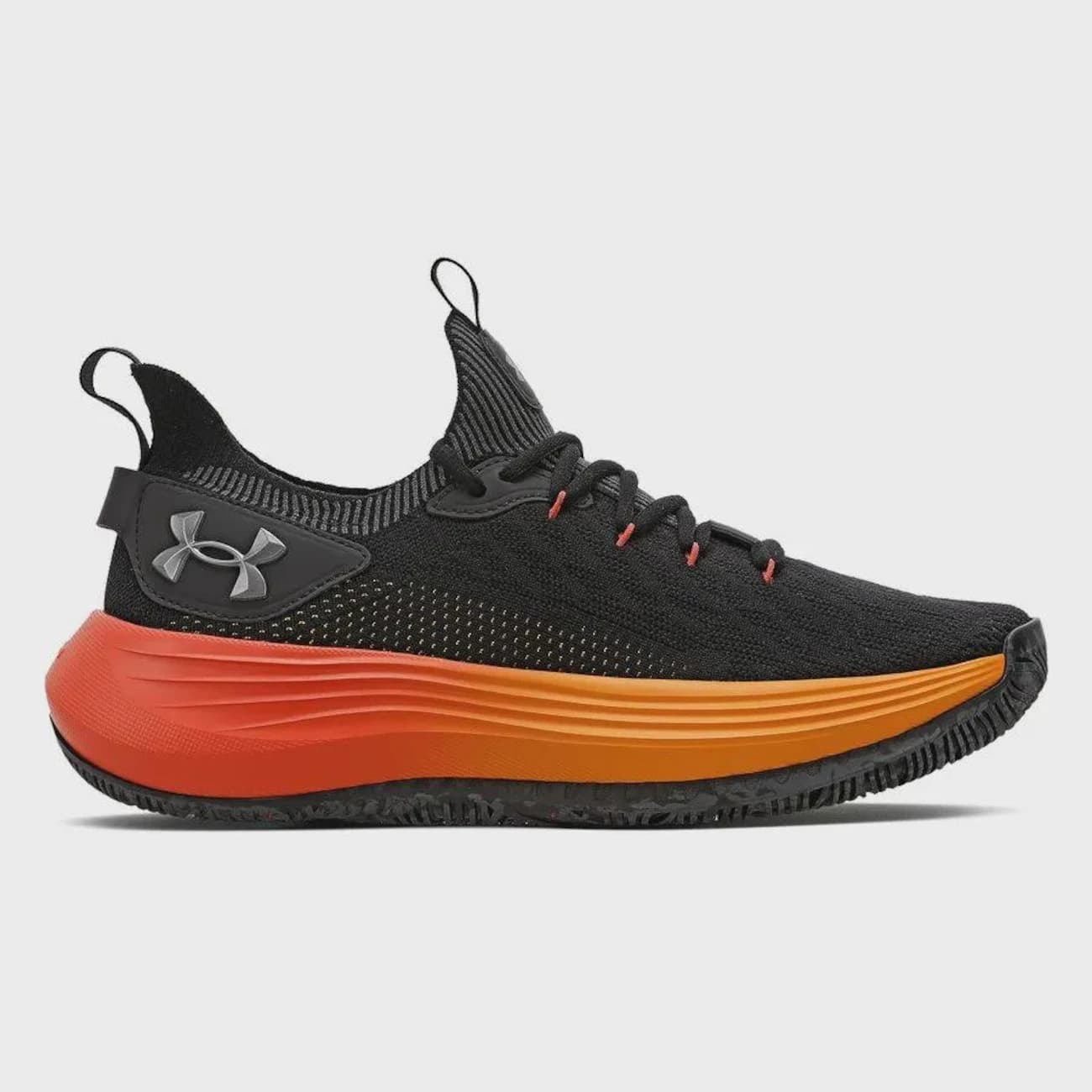 Tênis Masculino Under Armour Hooper Basquete - Preto/Laranja