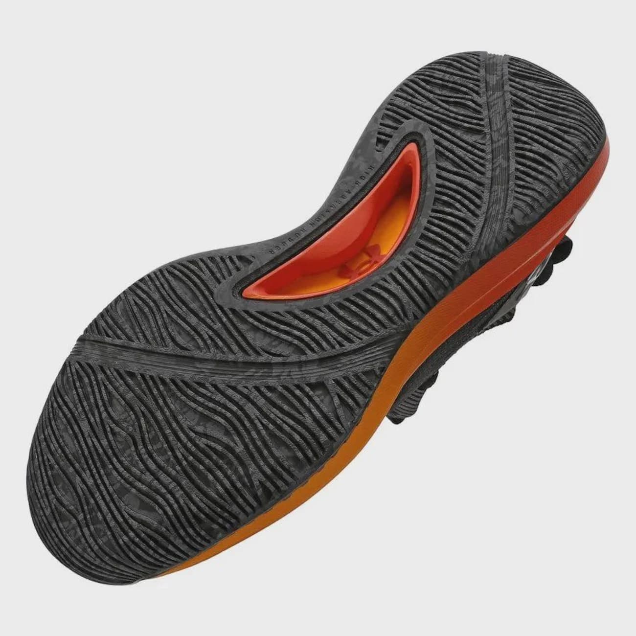 Tênis Masculino Under Armour Hooper Basquete - Preto/Laranja