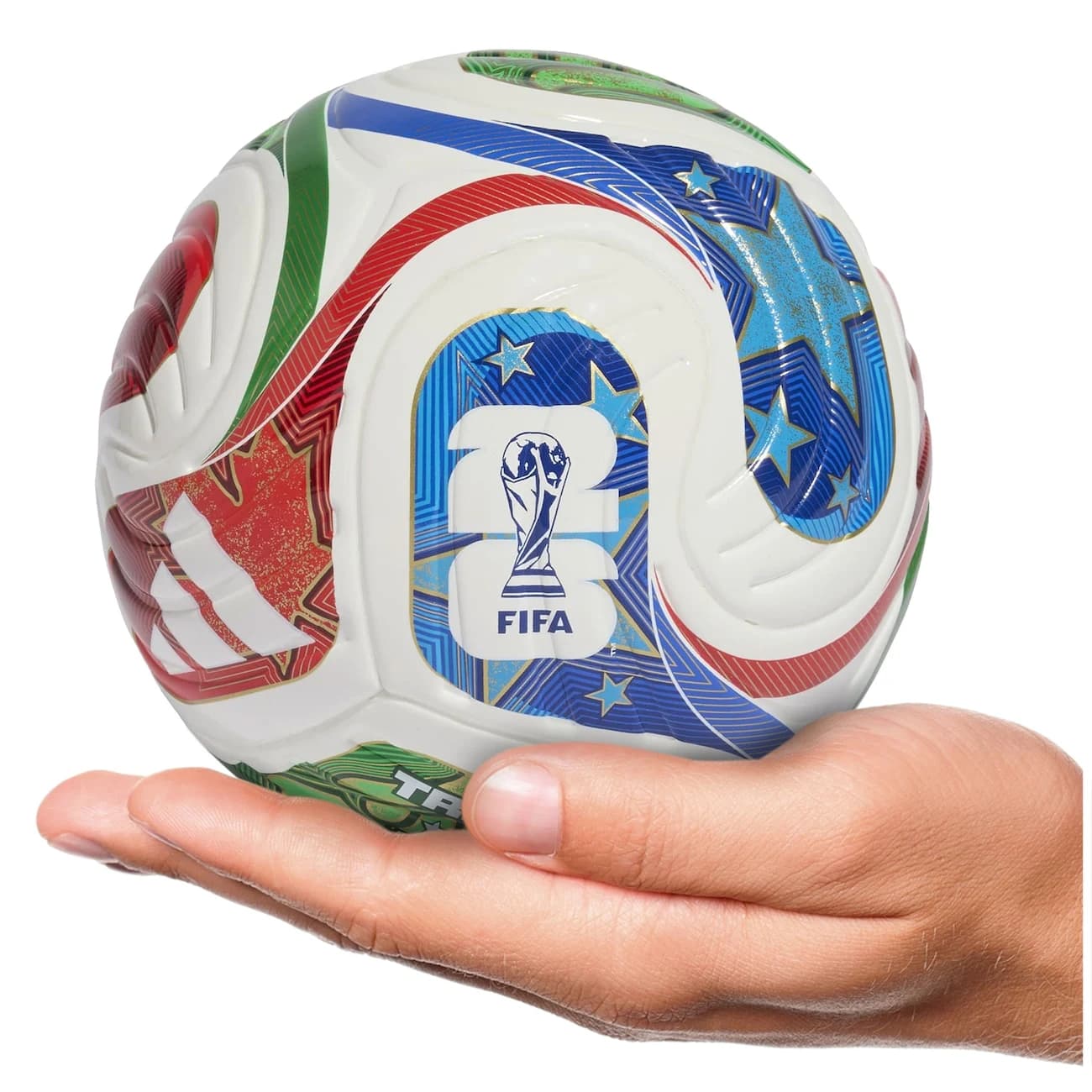 Mini Bola adidas Trionda Oficial da Copa do Mundo FIFA 2026 - Branco