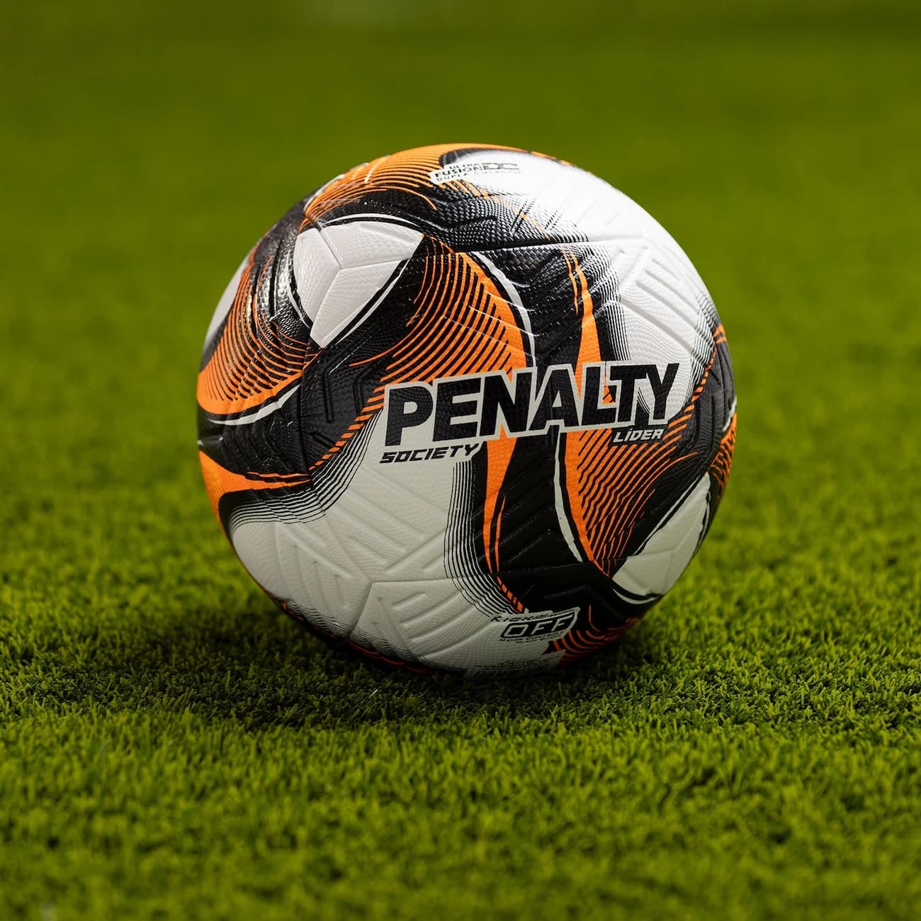 Bola Society Penalty Líder XXV - Branco/Laranja