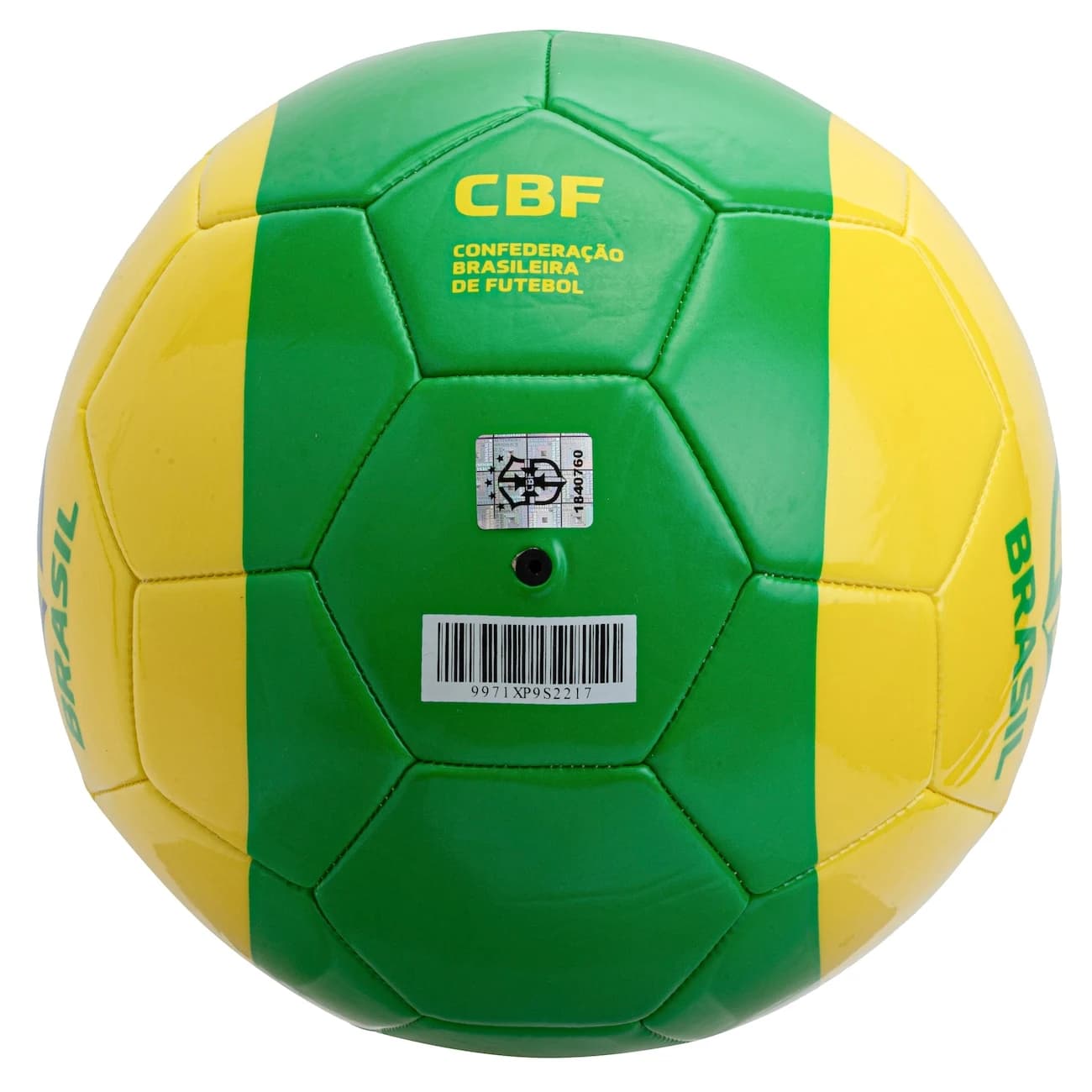 Bola de Futebol Seleção do Brasil CBF Escudo - Verde/Amarelo