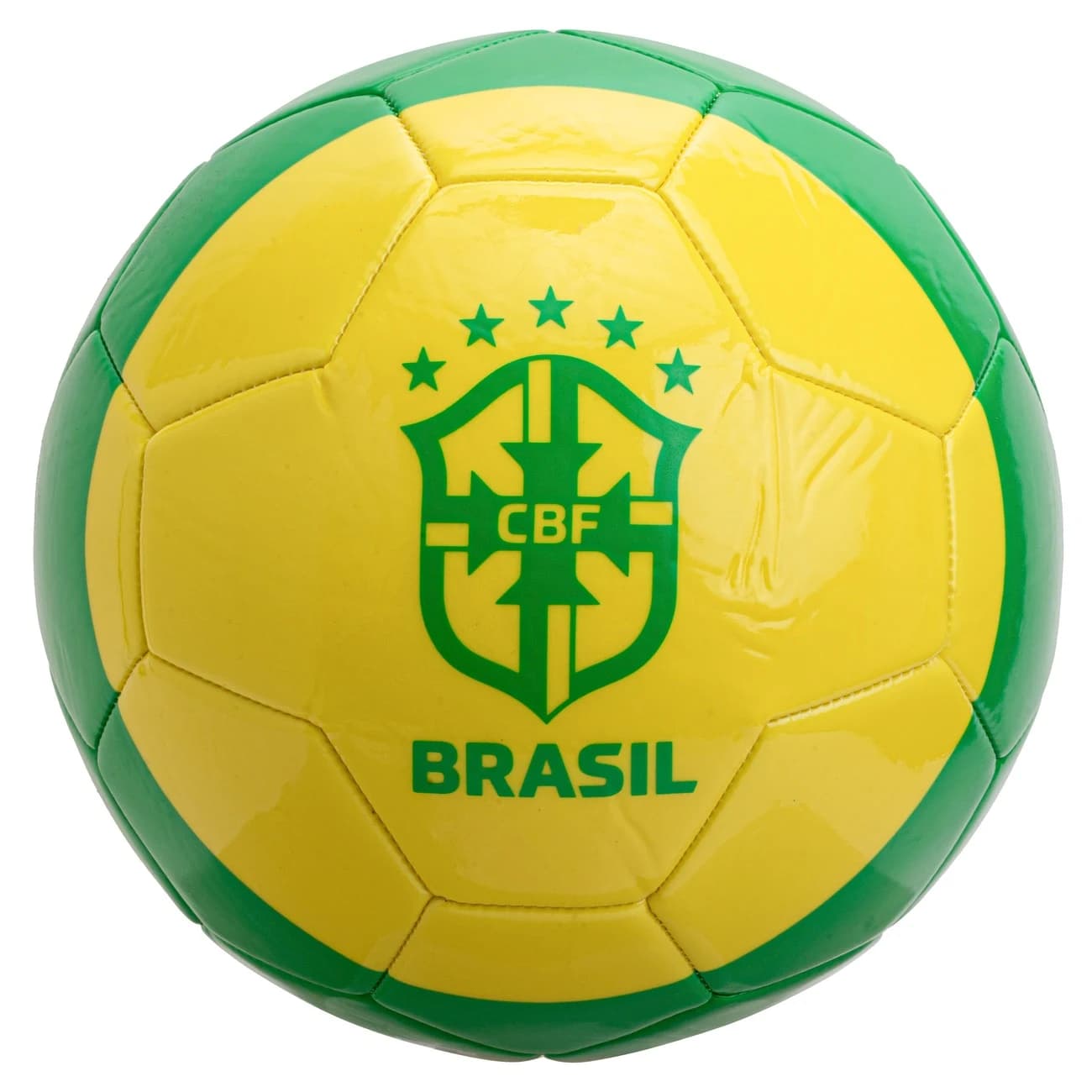 Bola de Futebol Seleção do Brasil CBF Escudo - Verde/Amarelo