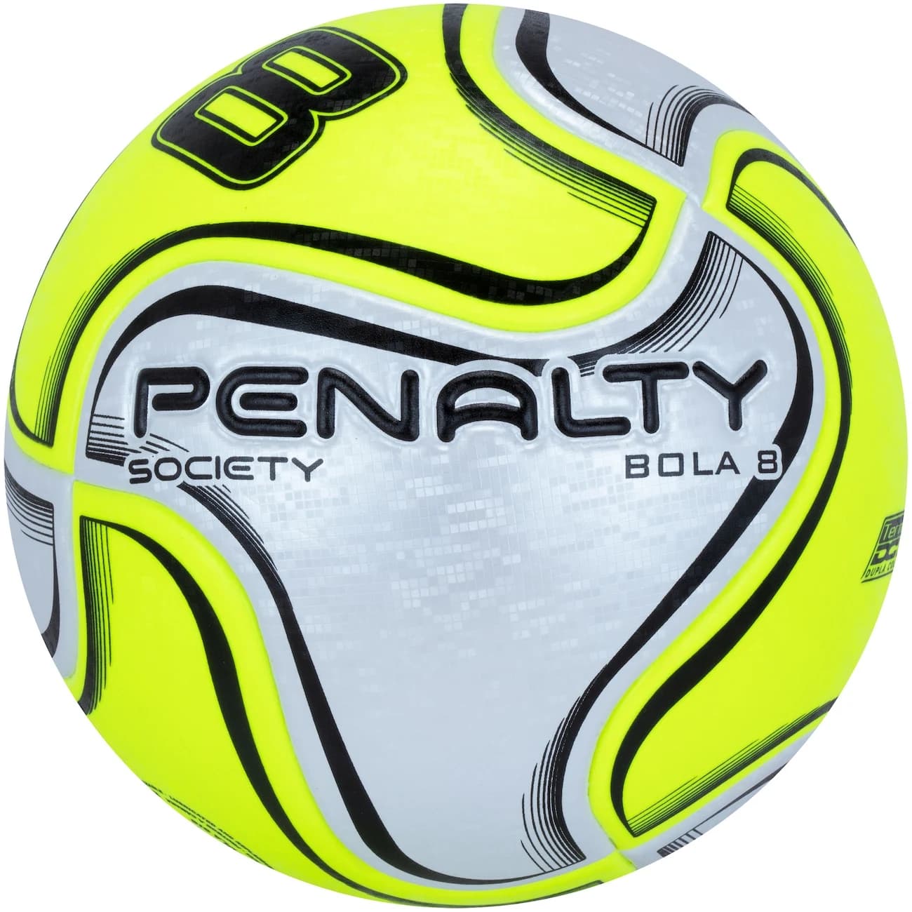 Bola Society Penalty 8 X - Branco/Amarelo