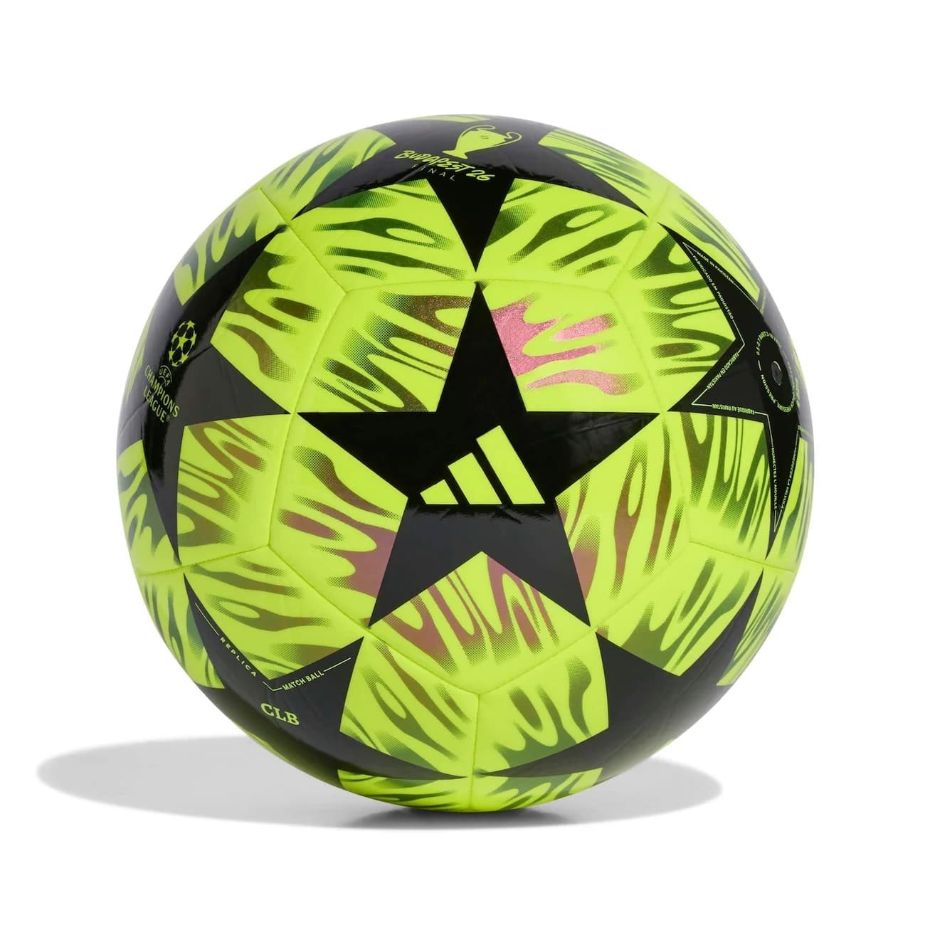 Bola adidas UEFA Champions League Final Club - Amarelo/Preto