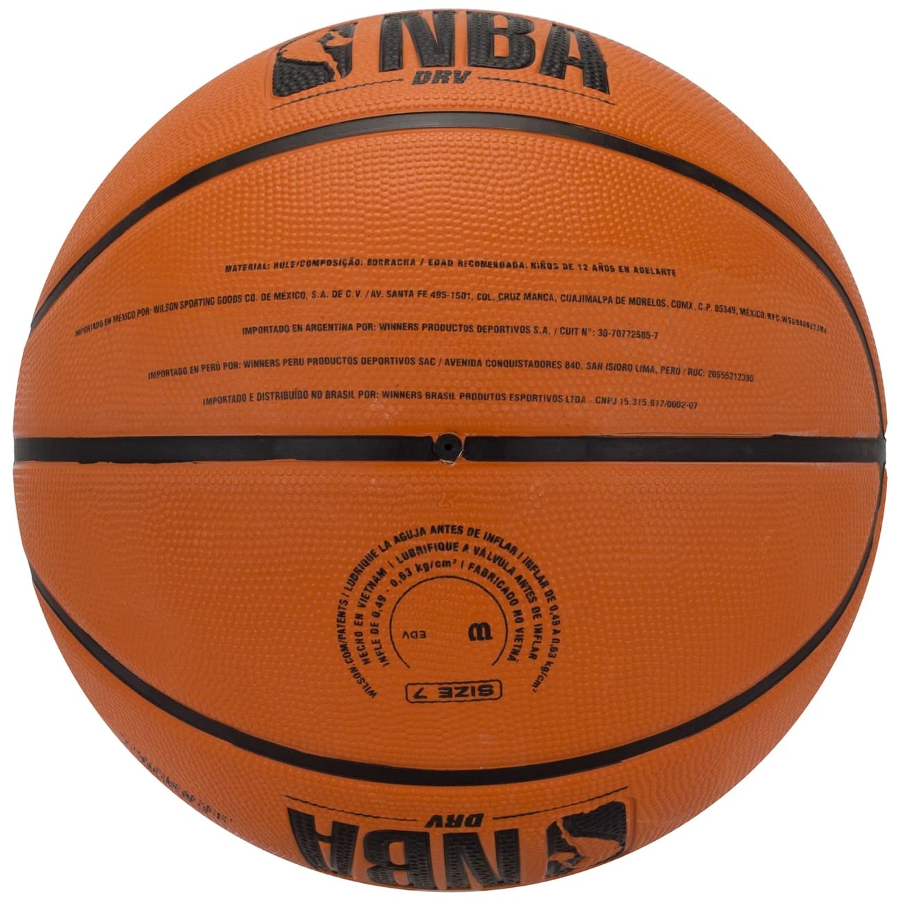 Bola de Basquete Wilson NBA DRV - Marrom
