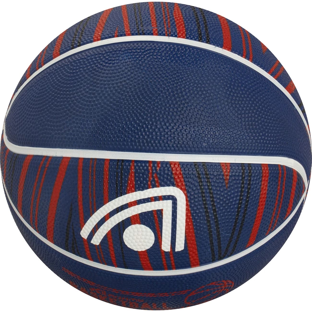 Bola de Basquete Adams Outdoor - Azul Esc/Vermelho