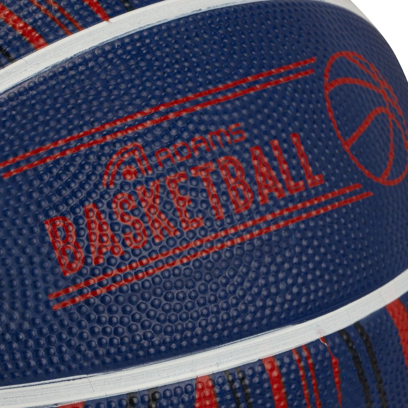 Bola de Basquete Adams Outdoor - Azul Esc/Vermelho