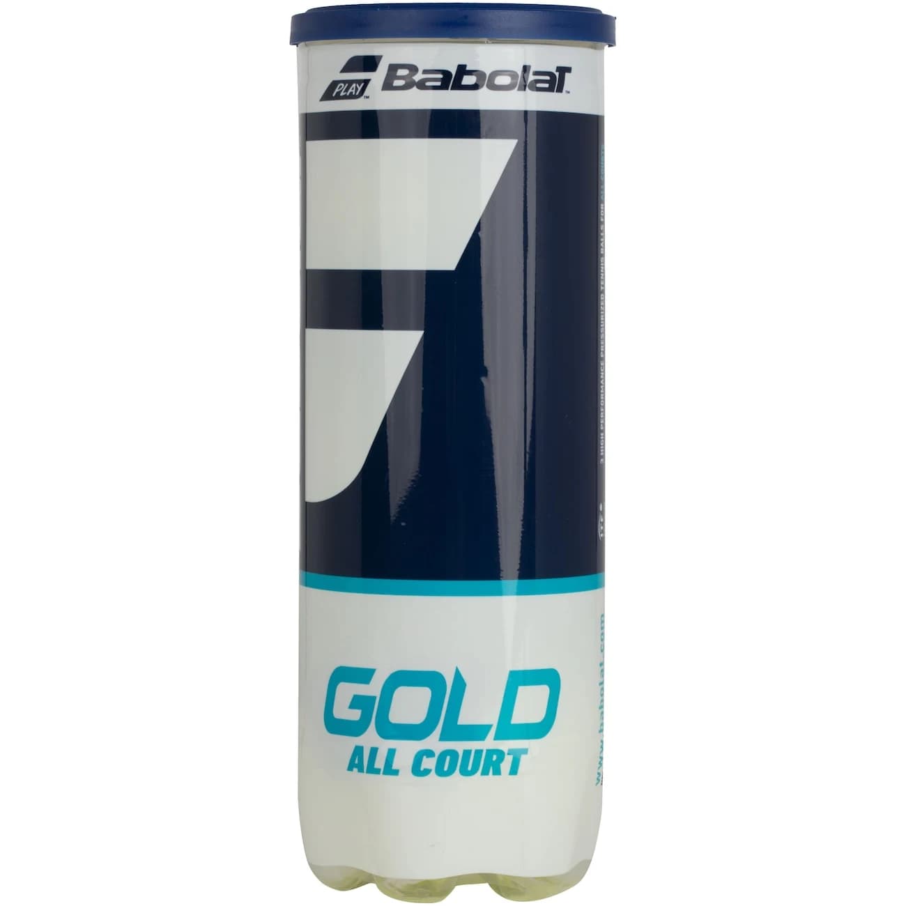 Bola de Tênis Babolat Gold All Court X3 Amarelo - 3 Unidades - Amarelo