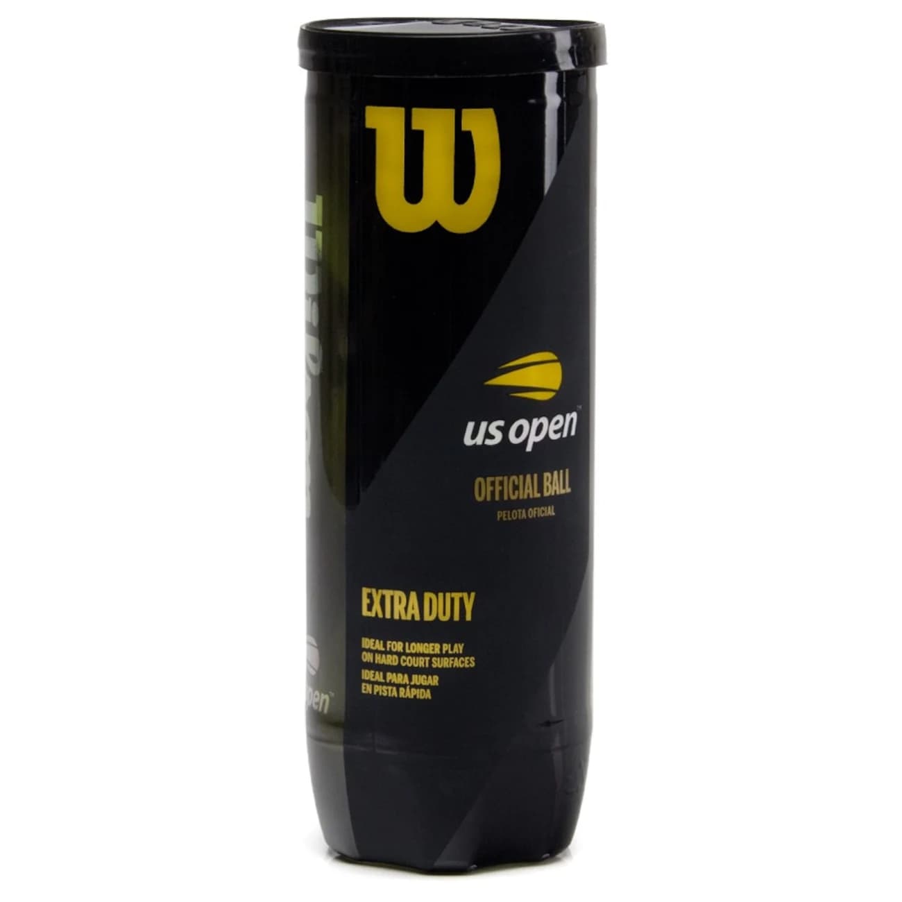 Bola de Tênis Wilson US Open Extra Duty - 3 bolas - Amarelo
