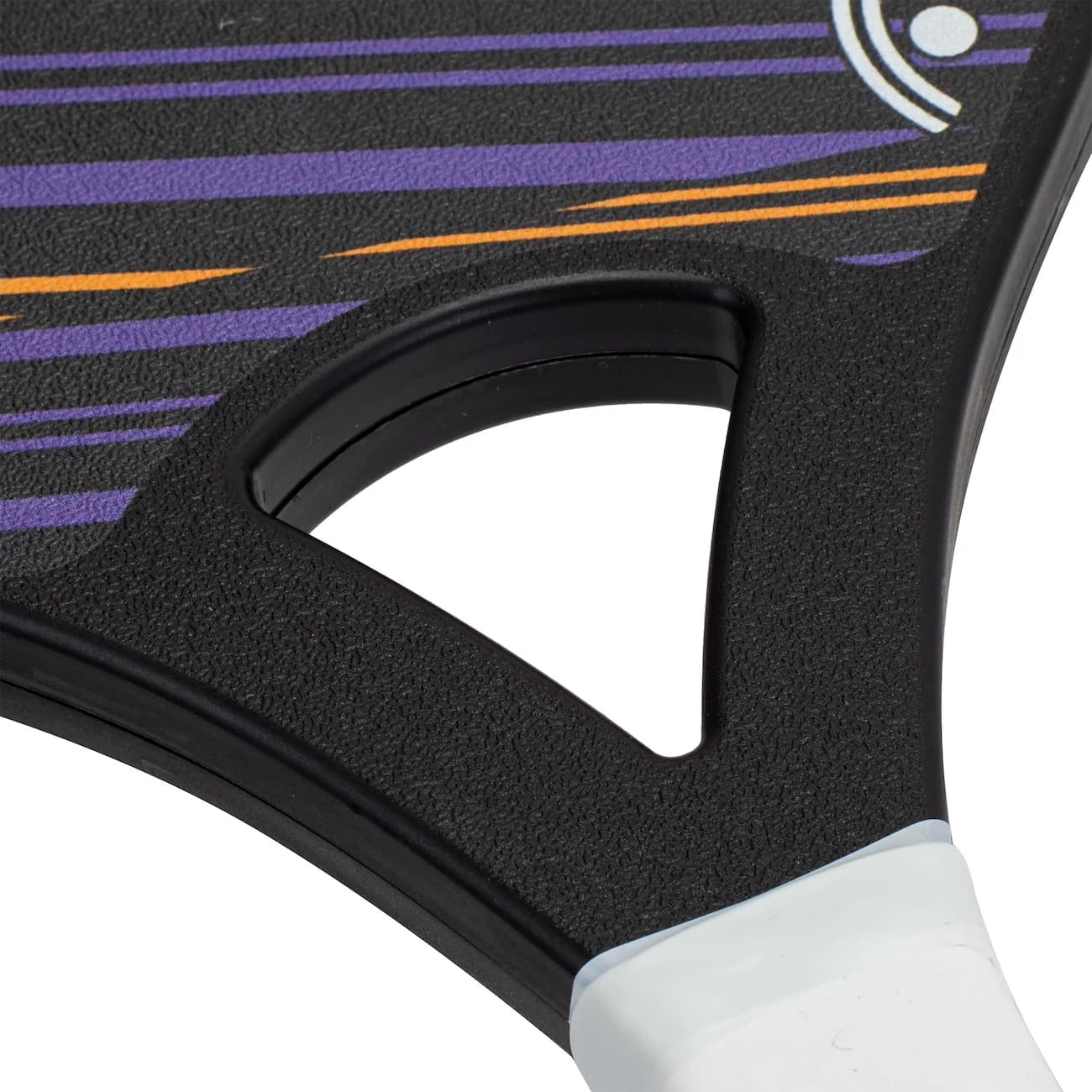 Kit Beach Tennis Adams 2 Raquetes com Bolinha Unissex - Preto/Roxo