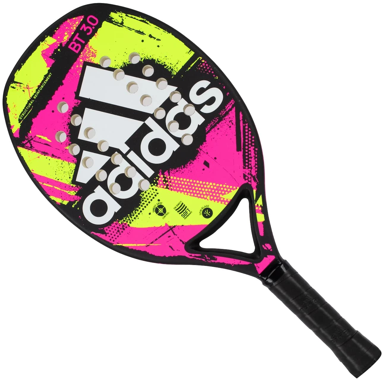 Raquete de Beach Tennis adidas BT 3.0 - Rosa/Amarelo