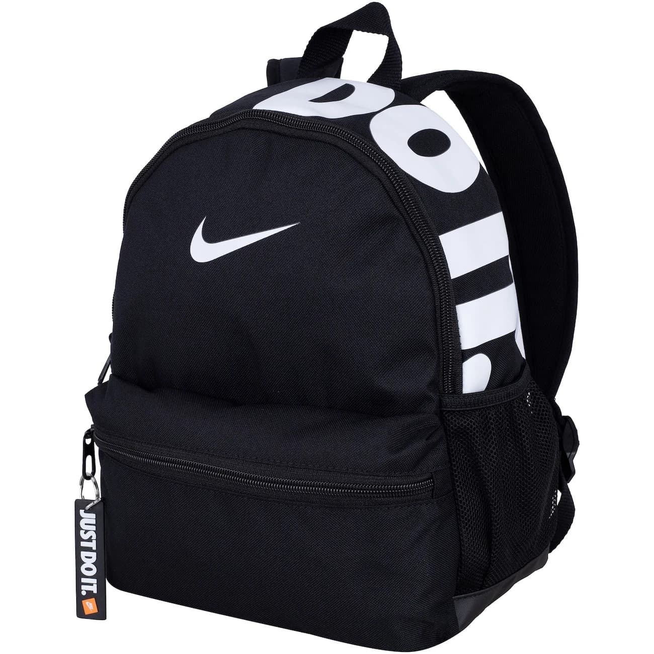 Mini Mochila Nike Brasilia JDI BKPK - 11 Litros - Preto/Branco